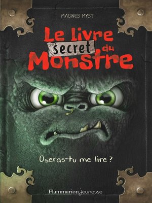 cover image of Le livre secret du monstre